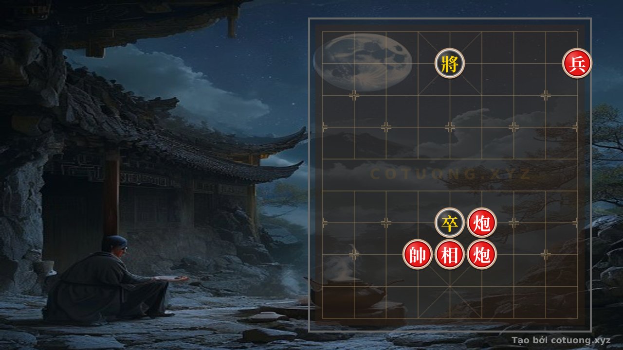 Thế cờ: The 'Double Cannons Thunder' Secret - A Simple Xiangqi Formation That Checkmates the Black General in One Move! — Cờ Tướng Online