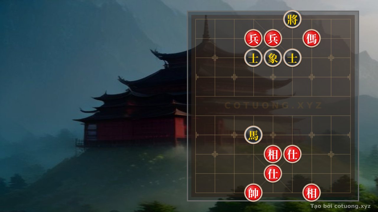 Thế cờ: Modern Xiangqi Formation: A Steadfast Defense Against the Red Wave — Cờ Tướng Online