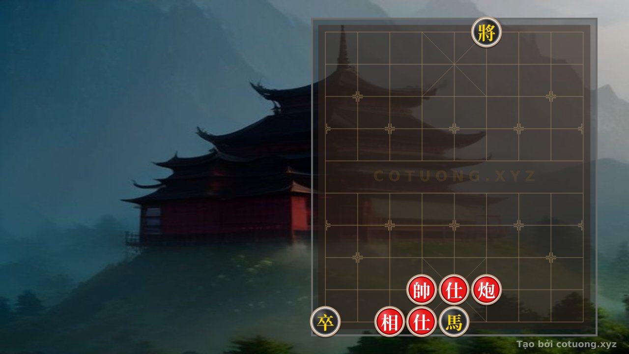Thế cờ: The Secret of the Red Cannon, Advisors, and Elephants vs. the Black Horse: A Legendary Endgame Strategy That Wins in Just 5 Moves — Cờ Tướng Online