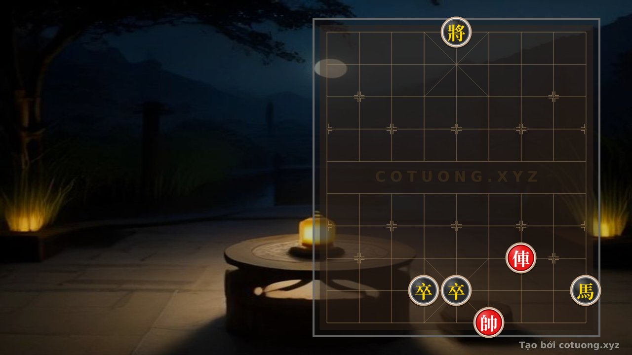 Thế cờ: Xiangqi (Chinese Chess) Position: Red Chariot Threatens, Black General is Pinned - Learn to Play Like a Master — Cờ Tướng Online