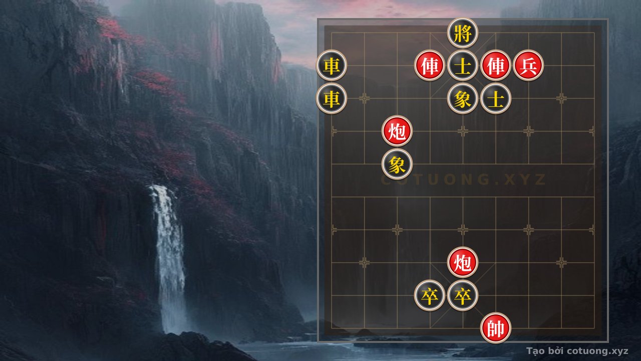 Thế cờ: Red's Counterattack Trick: Flipping the Board with the Rook-Cannon Duo — Cờ Tướng Online