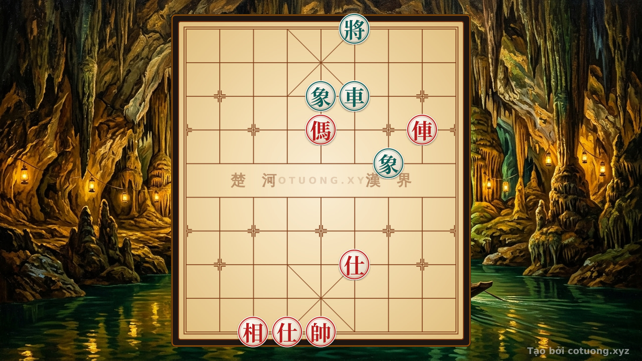 Thế cờ: Red General Chess: Double Horse Legs and Black Chariot Trapping Tactics — Cờ Tướng Online