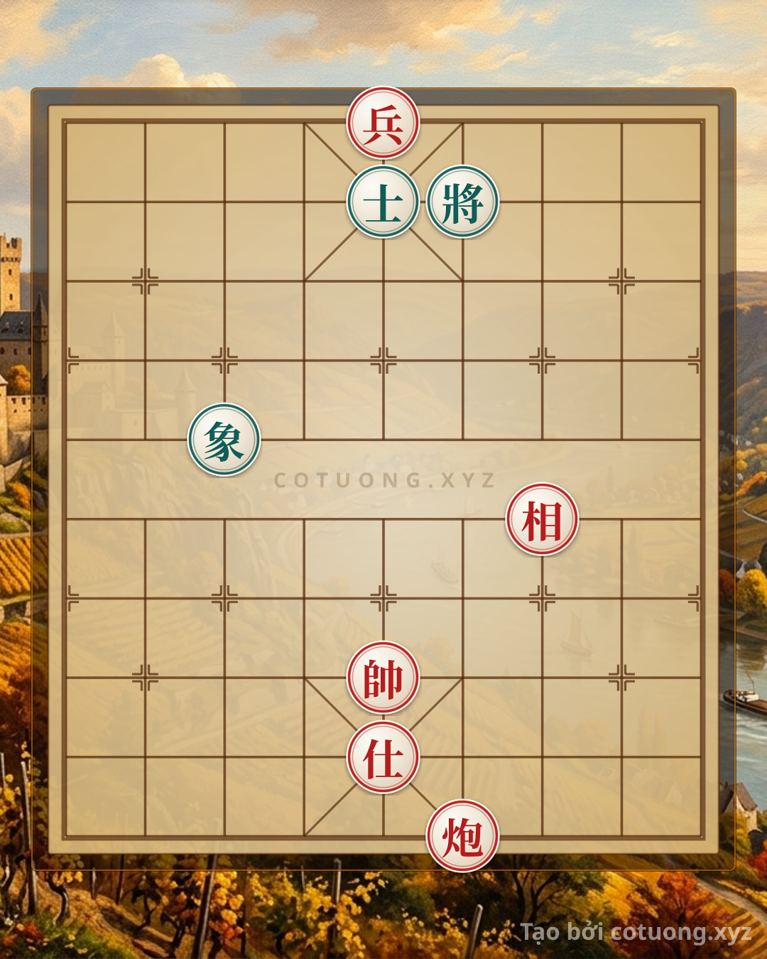 Challenge: The 'Empty Cannon' Formation - Defense Tips for the Red Advisor Against the Black General - Can you solve it?