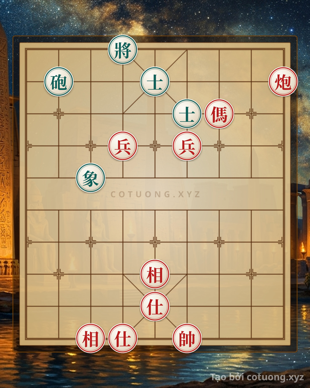 Challenge: Black vs. Red: Combat Psychology in the 'Empty Cannon' Formation - Can you solve it?