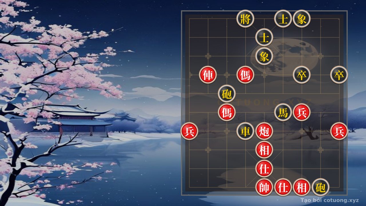 Thế cờ: The Battle of the Red and Black at Xichibi: The Elephant and Cannon vs. Double Cannons – Ancient Tactics in Modern Warfare — Cờ Tướng Online