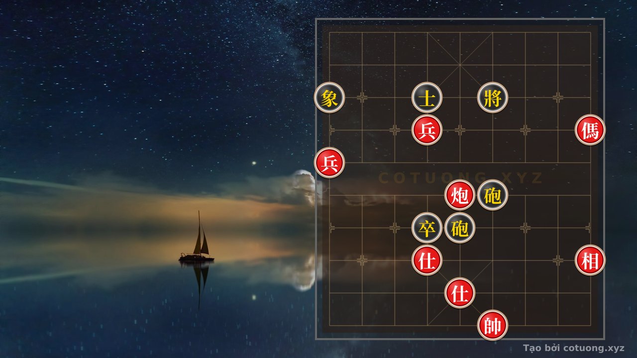 Thế cờ: Masterstroke in Endgame: Cannon Horse 2Pawns 2Advisors Elephants vs. 2Cannons Pawn Advisor Elephant - Mystery and Enigma — Cờ Tướng Online