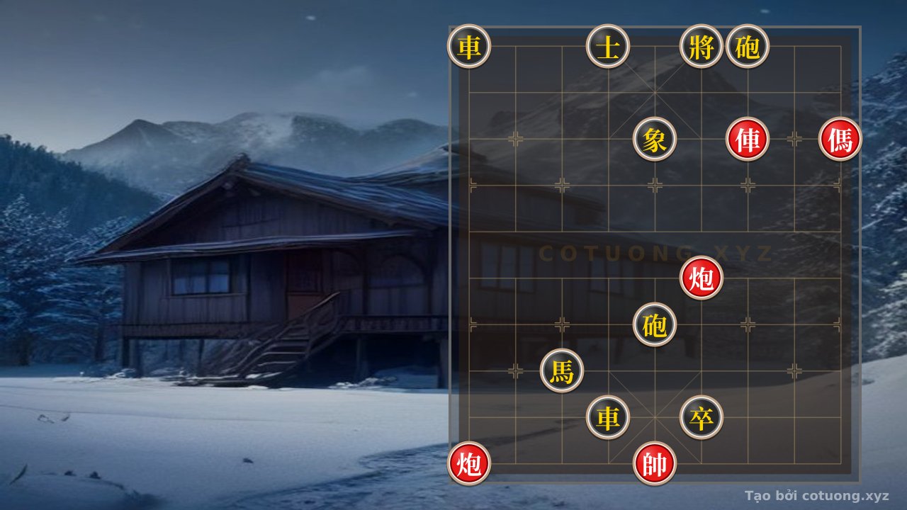 Thế cờ: Red Strategy: Red Chariot on 3rd Rank, 8th File - The Deadly Trap — Cờ Tướng Online