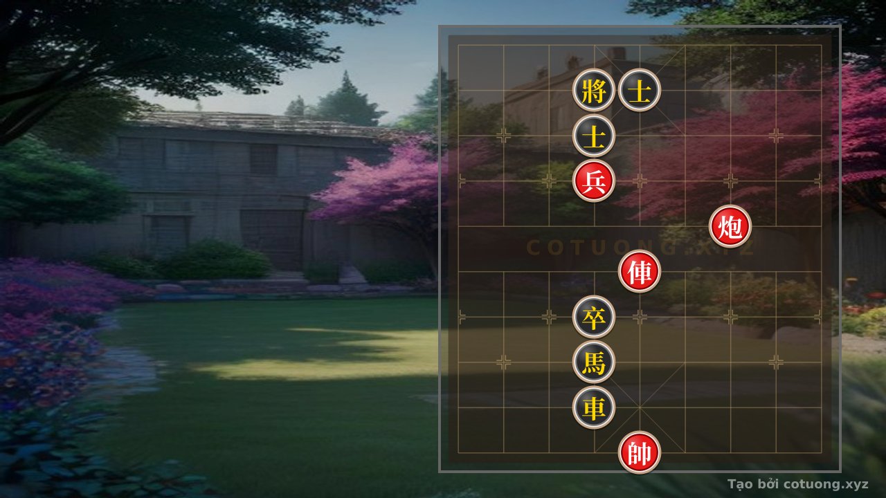 Thế cờ: The Deadly Trap in Xiangqi: Red Cannon Lures, Black Chariot Prepares Counterattack — Cờ Tướng Online