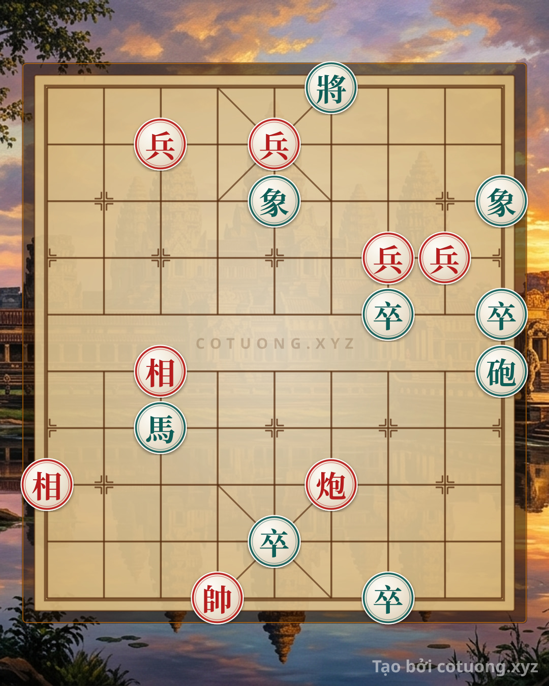 Challenge: Red General's Opening Move: A Crushing Strategy Against the Black Formation in 10 Moves - Can you solve it?