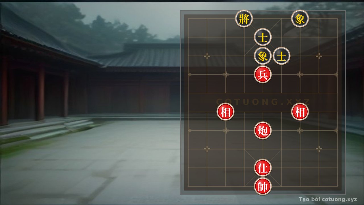 Thế cờ: Red's 'Empty Cannon' Trap: Warning of a Deadly Mistake in This Position — Cờ Tướng Online