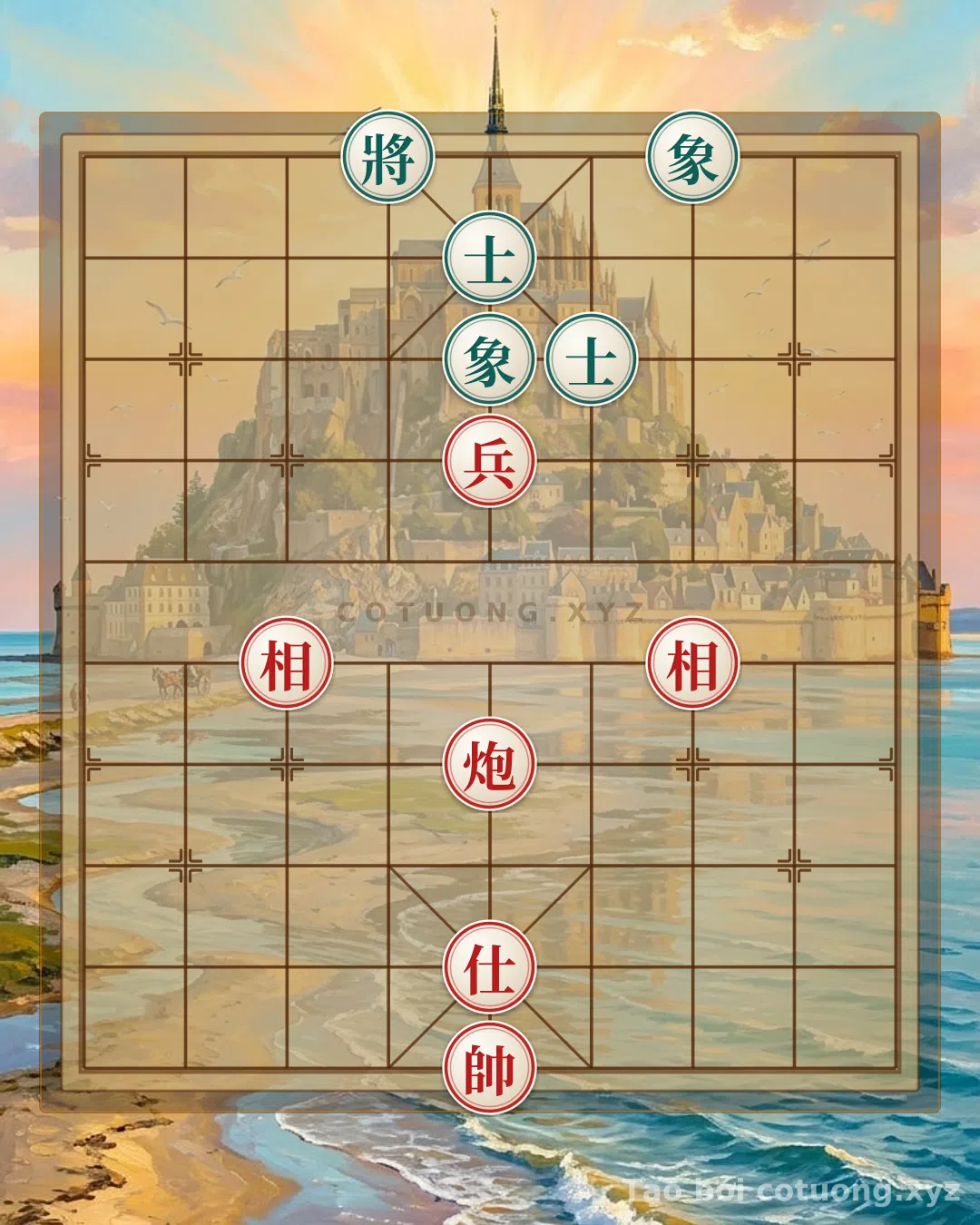 Thế cờ: Red's 'Empty Cannon' Trap: Warning of a Deadly Mistake in This Position — Cờ Tướng Online