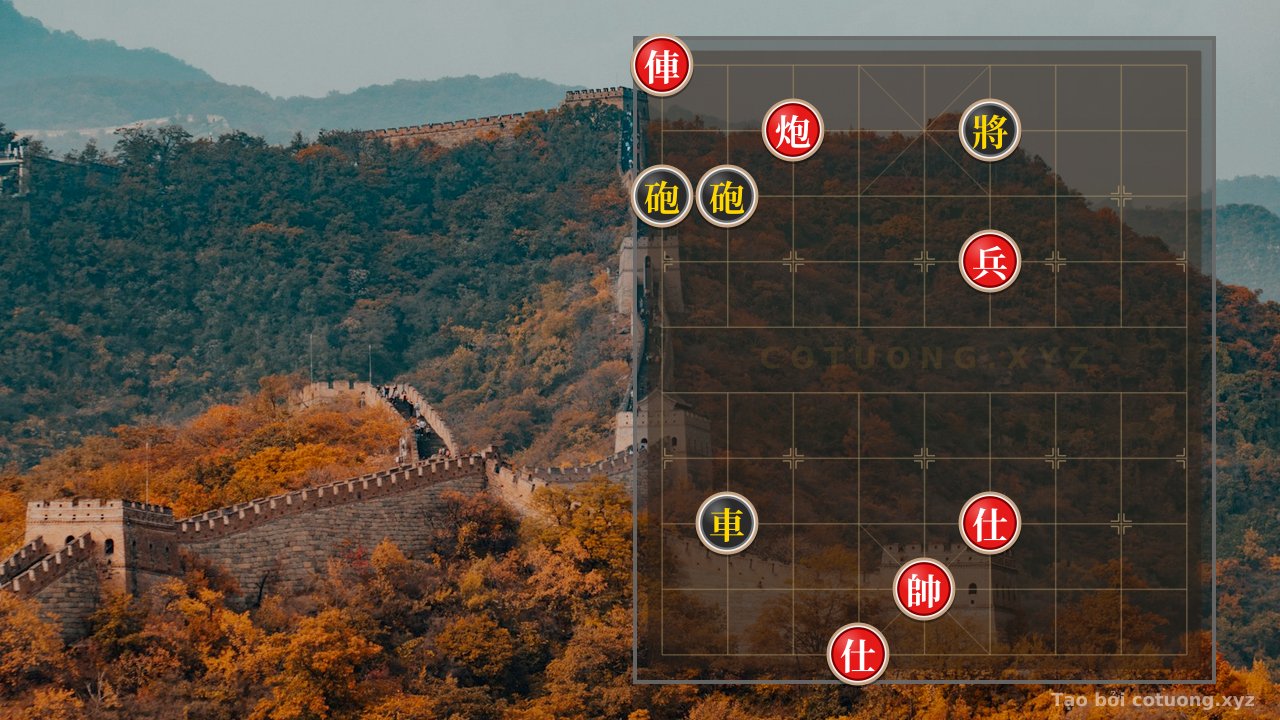 Thế cờ: Xiangqi: The Red Chariot's Exposed 9th File, 10th Rank Attack - A Black Deception Strategy — Cờ Tướng Online