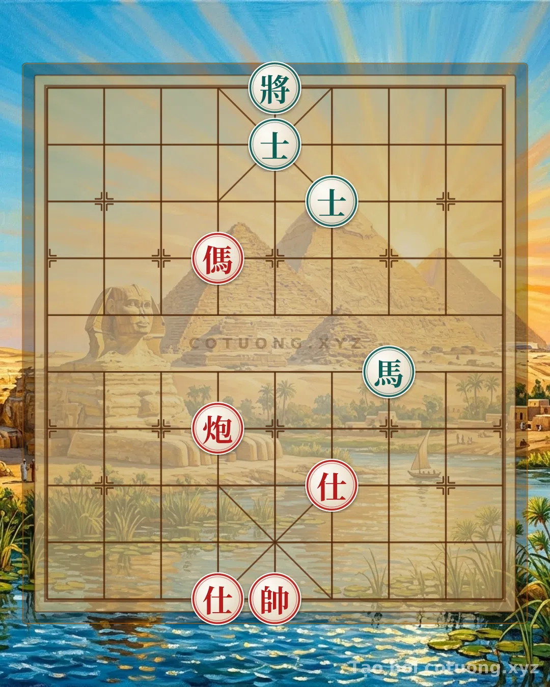Challenge: The Secret of the Cannon Horse vs. Two Advisors: The Mournful Move That Forces the Black General to Surrender in a Snap - Can you solve it?