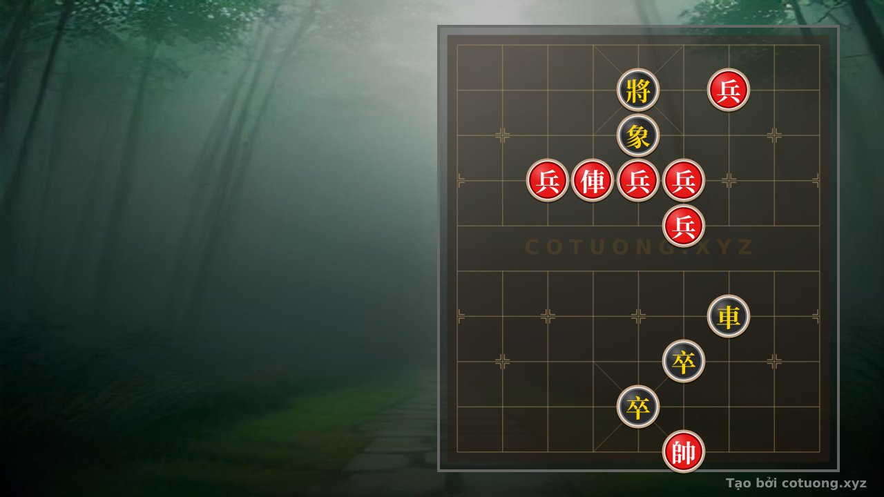 Thế cờ: Xiangqi Master: Black Rook 'Straight Attack' on Red General - Defense Tips from the Black Side — Cờ Tướng Online
