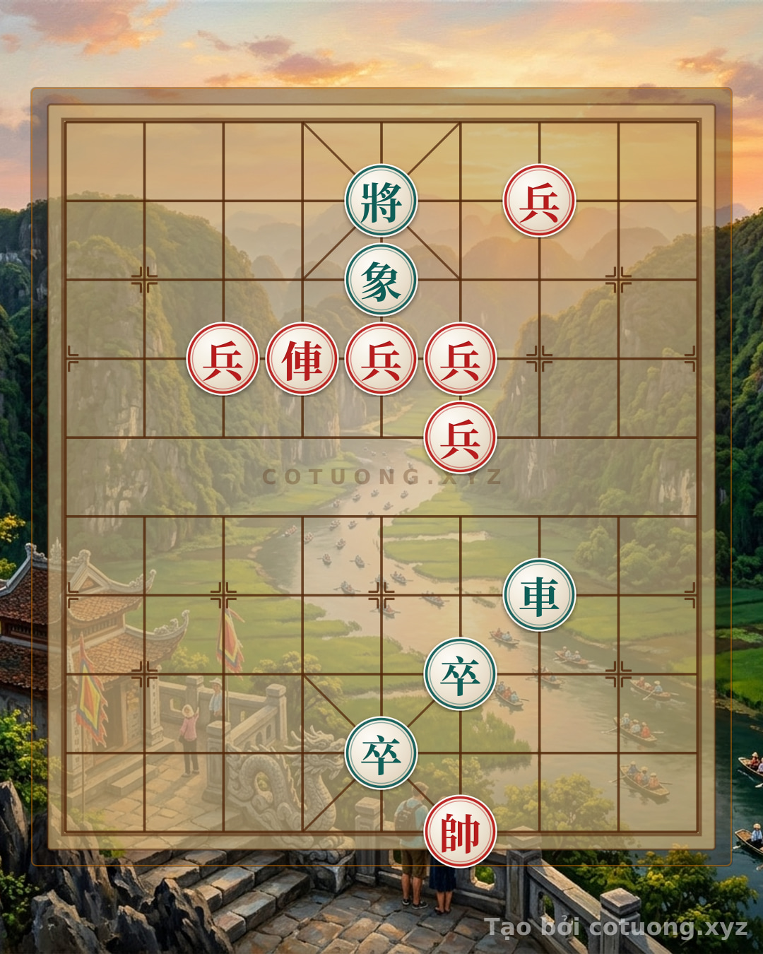 Challenge: Xiangqi Master: Black Rook 'Straight Attack' on Red General - Defense Tips from the Black Side - Can you solve it?