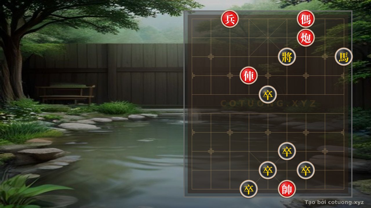 Thế cờ: Xiangqi: Red Chariot vs. Black Pawn - The Secret of the Checkmate from the Board — Cờ Tướng Online