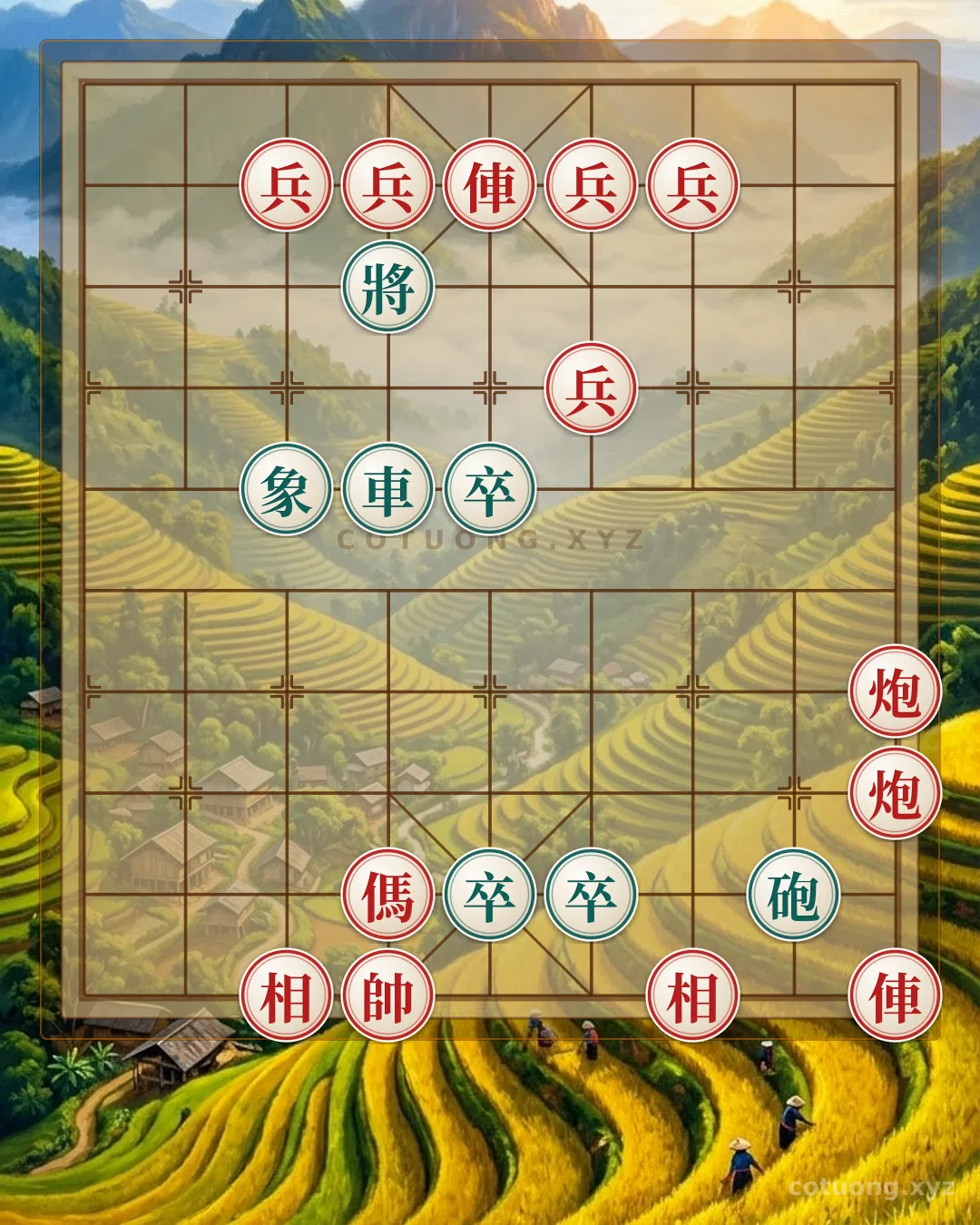 Thế cờ: Mastery of the Chessboard: Defending and Counterattacking in Classic Xiangqi — Cờ Tướng Online