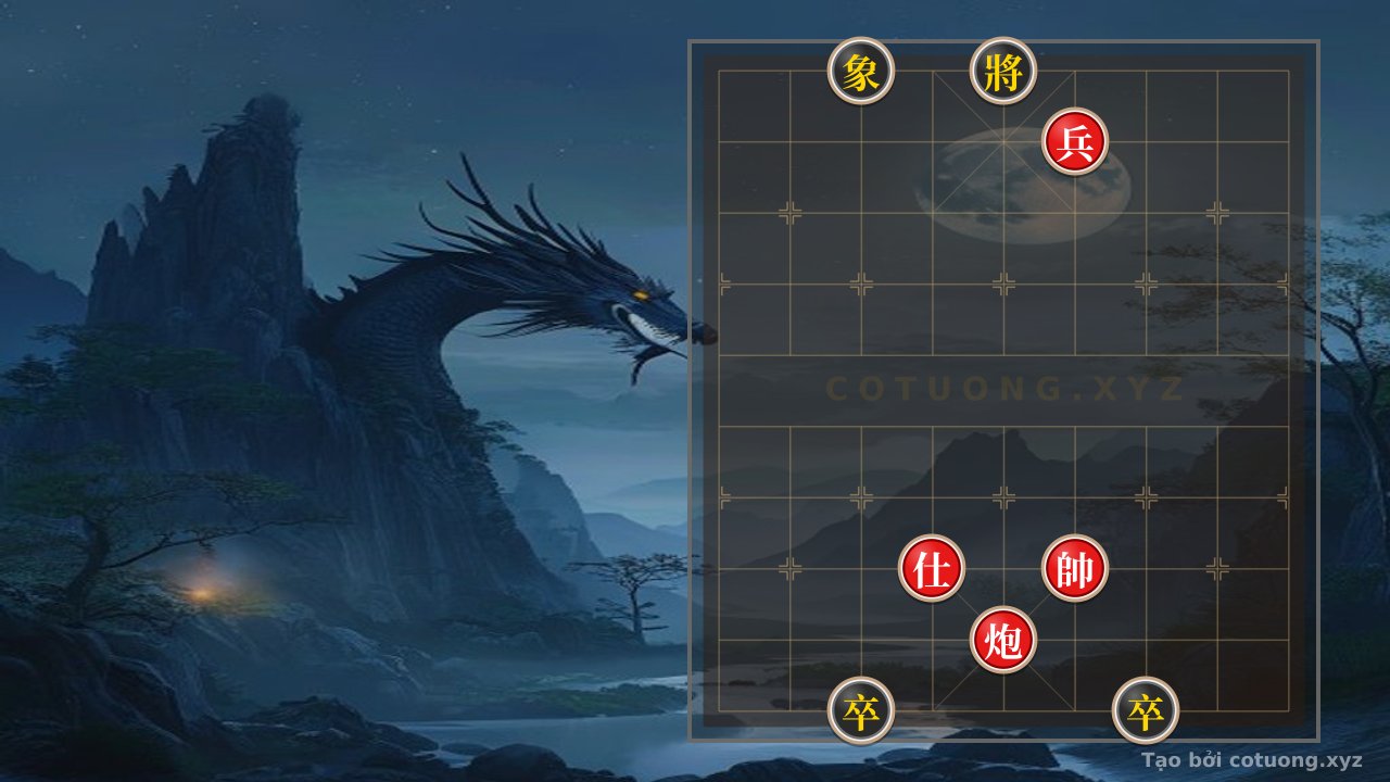 Thế cờ: Xiangqi Puzzle: Chariot Pawn Cannon Piercing, Red's 1/10 Formation – From 'Empty Cannon' to Secret 'Sapping' — Cờ Tướng Online