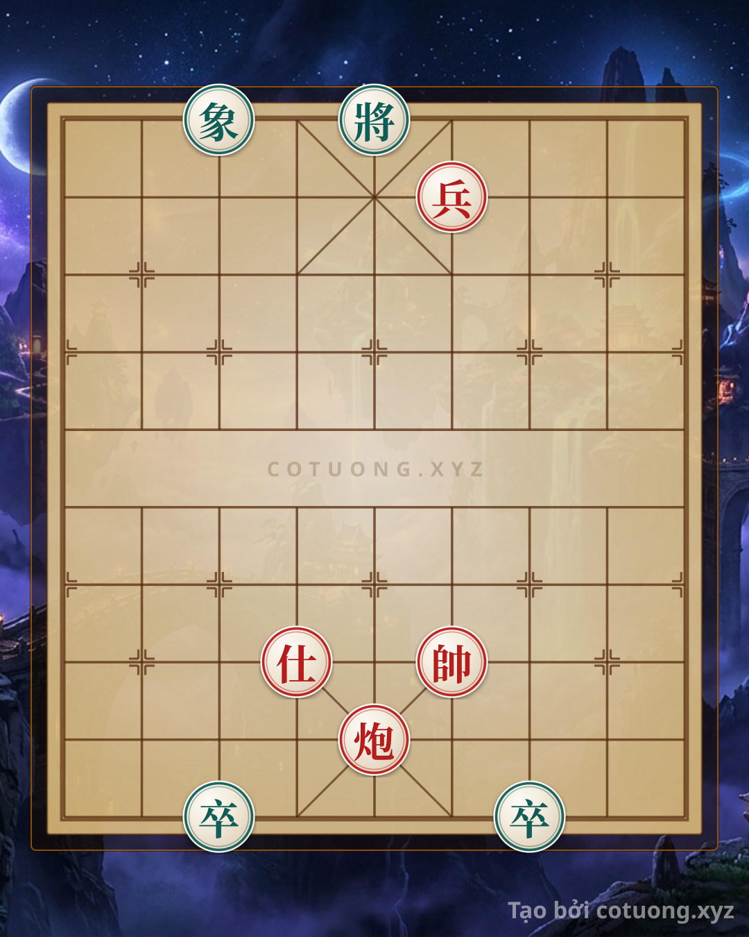 Challenge: Xiangqi Puzzle: Chariot Pawn Cannon Piercing, Red's 1/10 Formation – From 'Empty Cannon' to Secret 'Sapping' - Can you solve it?