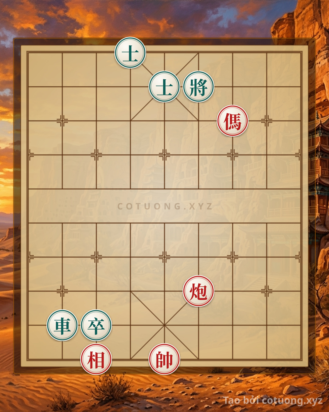 Challenge: 'Assassin's Gambit' Formation: Black Rook Alone vs. Trapped Red Cannon - Super Difficult Xiangqi Level 1/10 - Can you solve it?