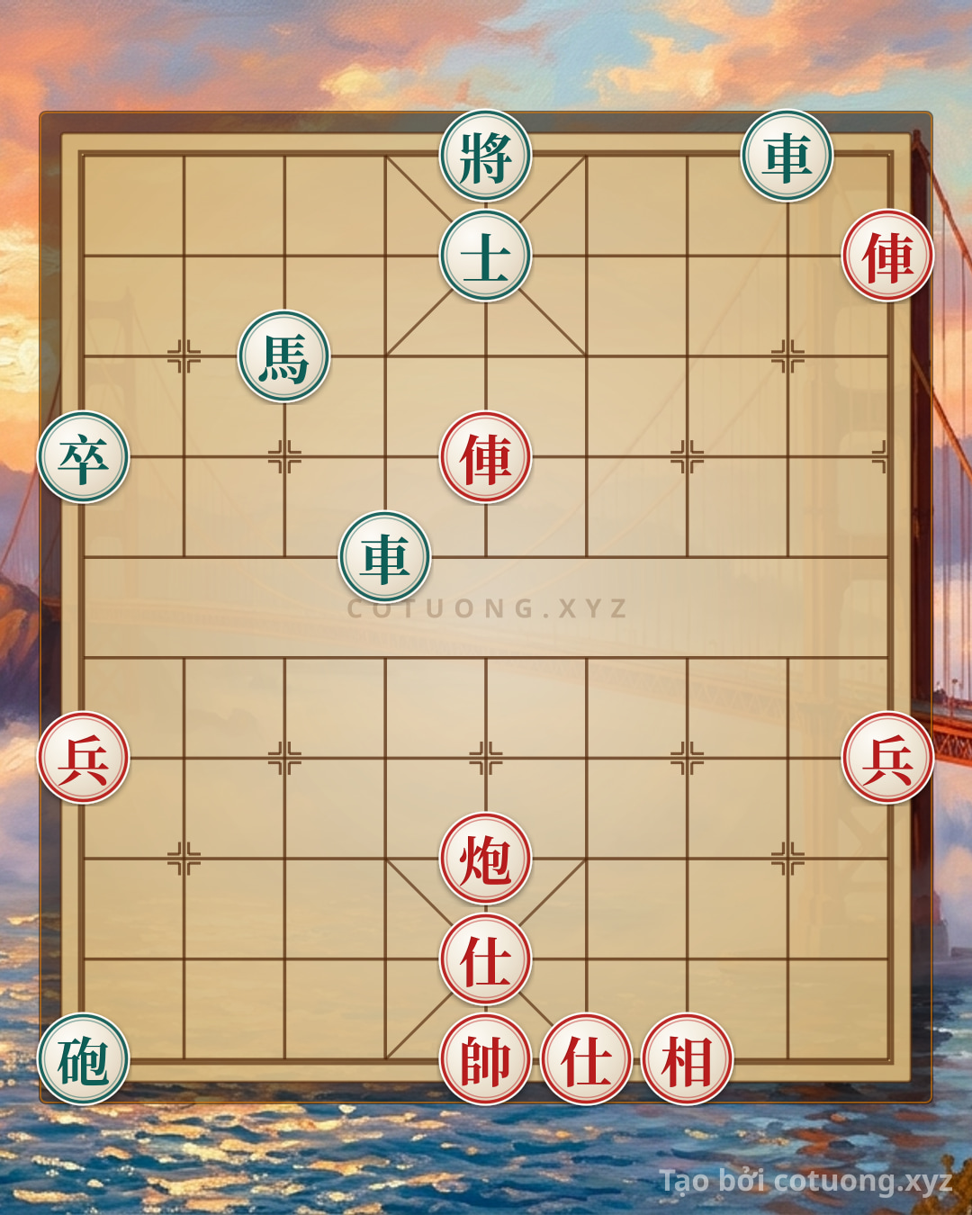 Challenge: The Divine Tactics of the Rapid Capture: How Two Red Rooks and Cannons Crush Two Black Horses in an Instant - Can you solve it?