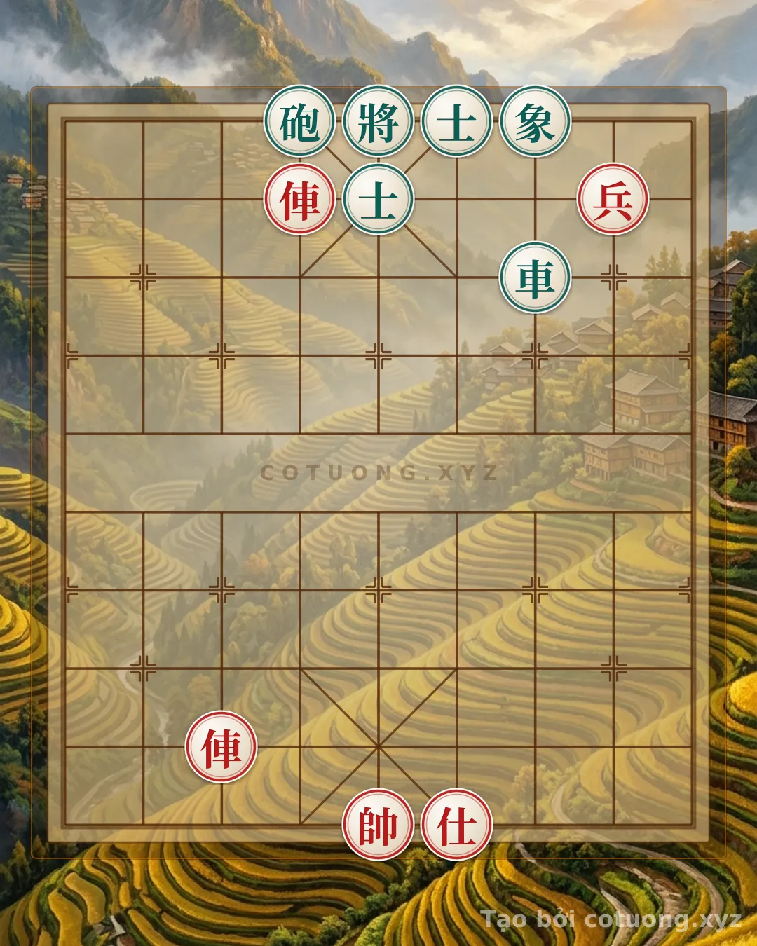 Thế cờ: Xiangqi Online: Red Chariot at 6-9 Attacks Black Cannon at 4-10 - Deep Chess Position Analysis — Cờ Tướng Online