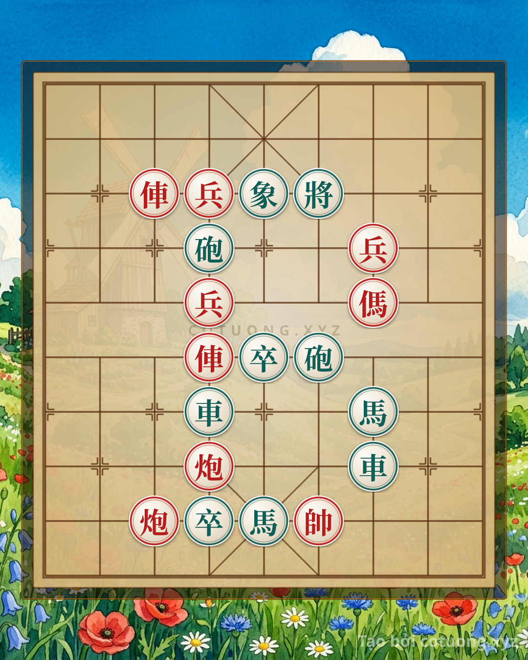 Challenge: The Hidden Trick to Break the Deadly Xiangqi Formation: Red Rooks Crush Black's Army in 3 Moves | Tactical Puzzle #599c - Can you solve it?