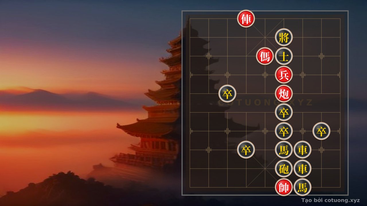 Challenge: The Sacred Art of Checkmate: The Red Rook Cannon Horse Pawn Reversal Strategy Against Two Black Rooks and Five Black Pawns - Can you solve it?