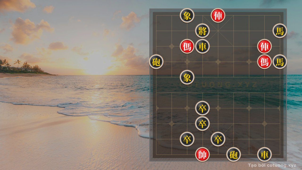 Thế cờ: Xiangqi: Red Opening Strategy - Analysis of the Double Horse Exchange — Cờ Tướng Online