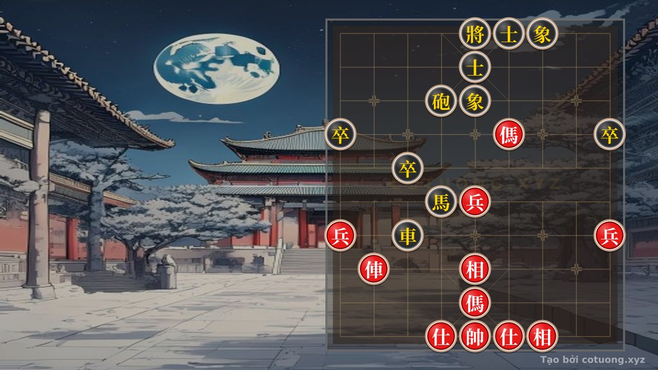 Thế cờ: Xiangqi Super Hard: Red Horse vs. Black Chariot Cannon - Grandmaster Tips — Cờ Tướng Online