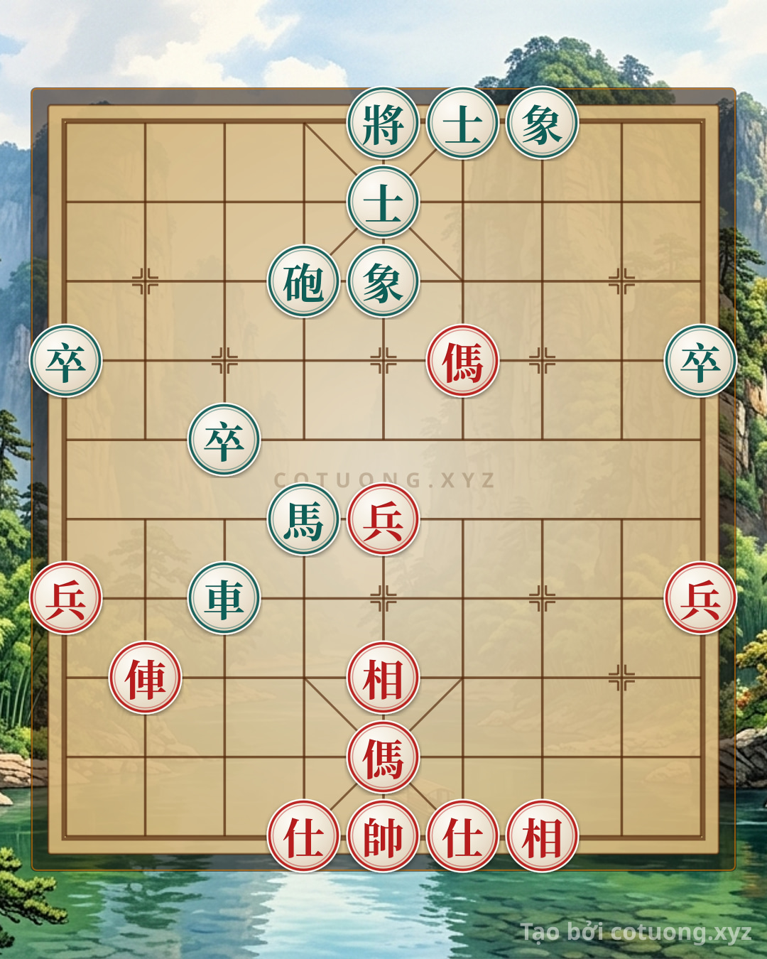 Challenge: Xiangqi Super Hard: Red Horse vs. Black Chariot Cannon - Grandmaster Tips - Can you solve it?