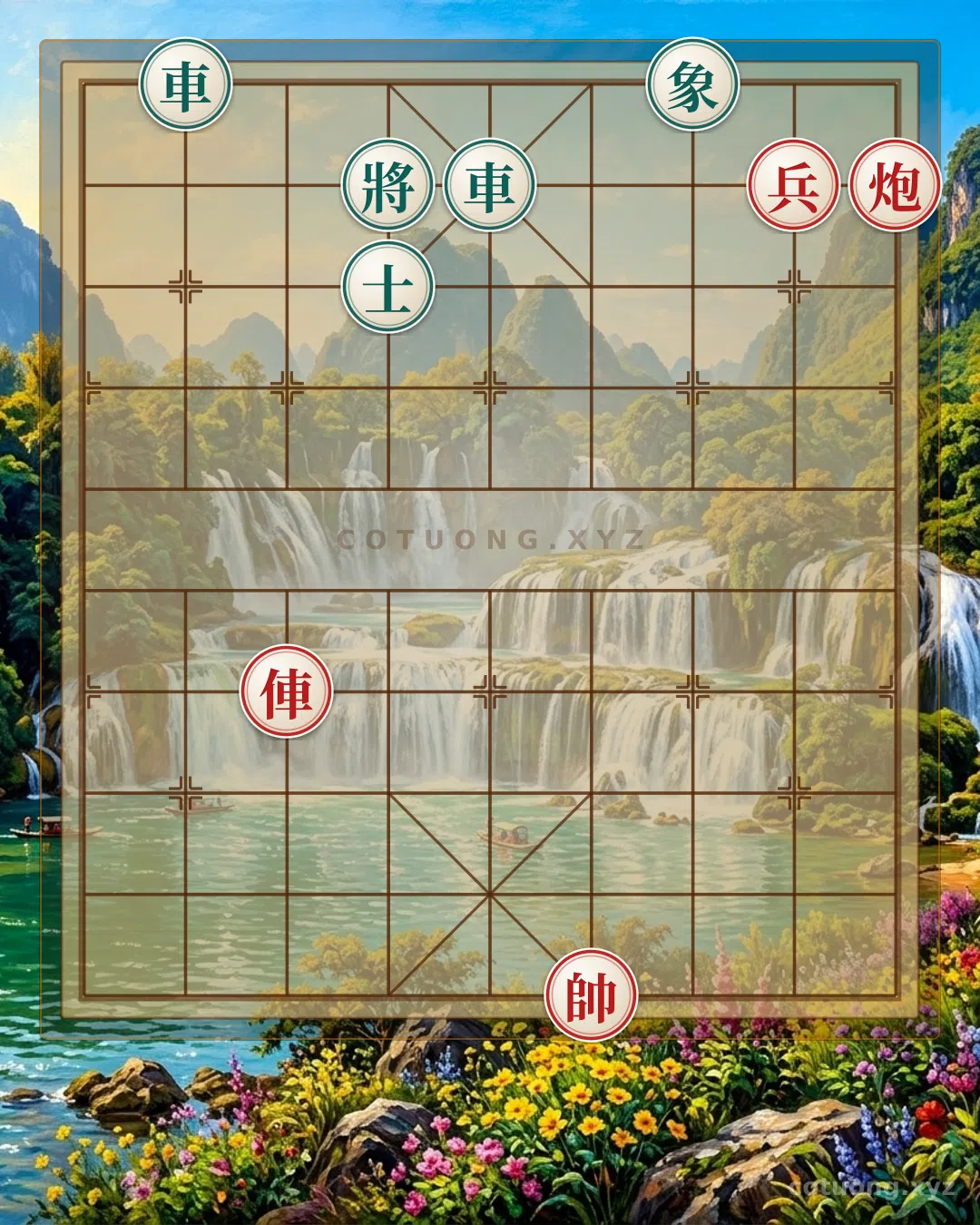 Thế cờ: Bí Kíp Đánh Cờ Tướng: Thế Cờ 'Song Xoáy' khi Đen Đẩy Xe Lộ 2 – Pháo Đỏ Lên Phản Công Mạnh Mẽ — Cờ Tướng Online