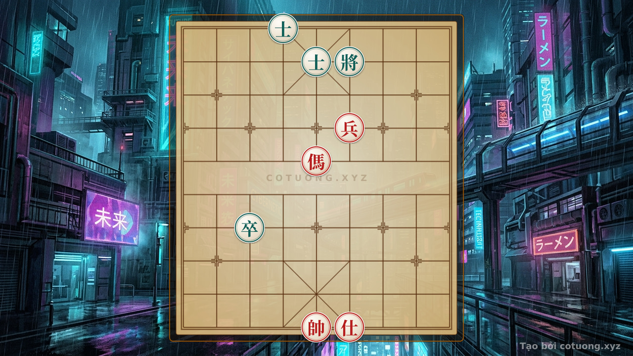 Thế cờ: Red General: Tactical Checkmate from a Single Pawn - Detailed Guide — Cờ Tướng Online
