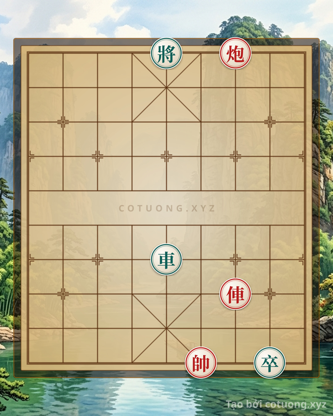 Challenge: Red General Chess: Chariot Pinning Strategy on the Board - Can you solve it?