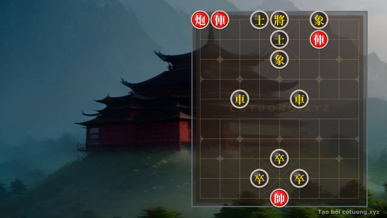 Thế cờ: Xiangqi: Red Cannon Exposed on the 9th Rank - Survival Tips in One Move — Cờ Tướng Online
