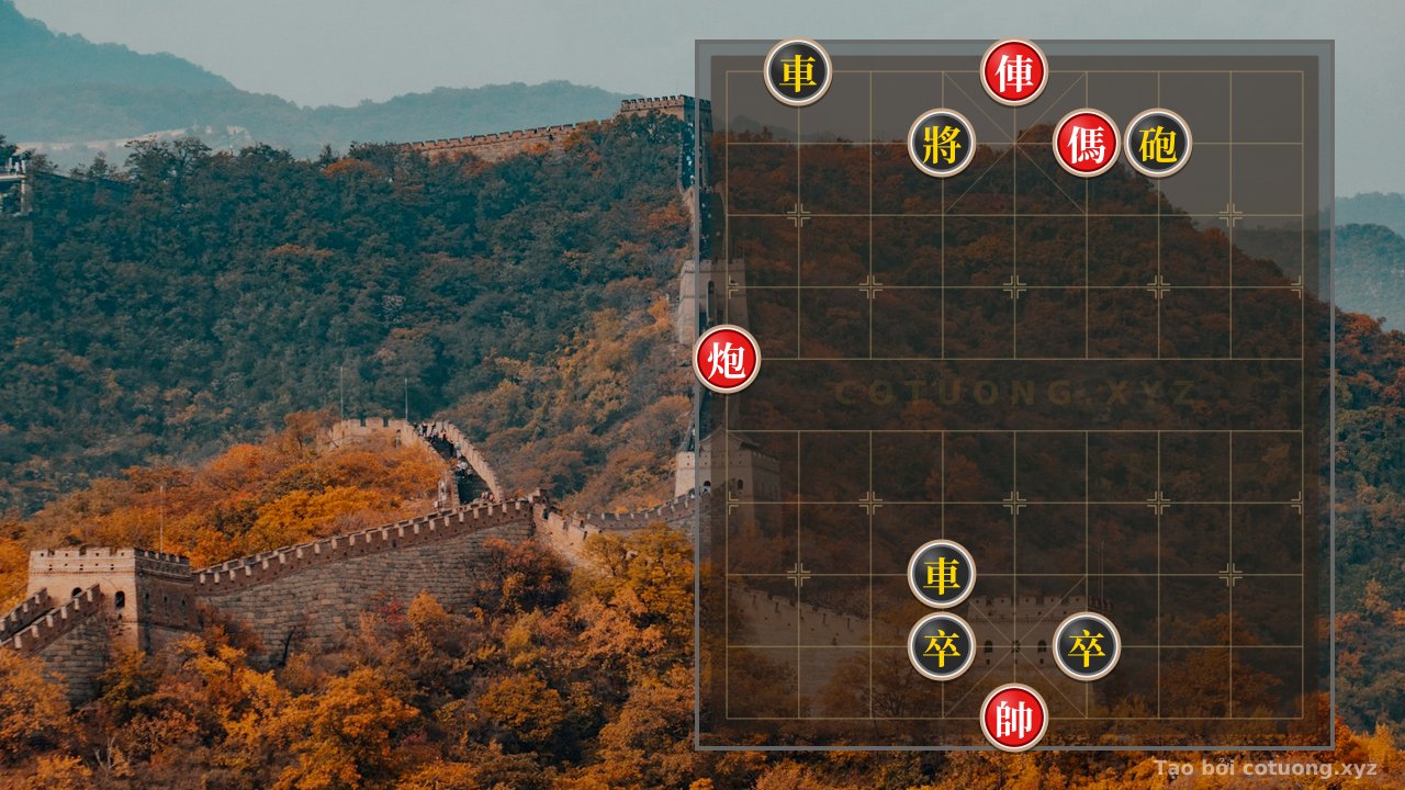 Thế cờ: Xiangqi Tips: When the Red Chariot Stands on the Blade – Analyzing the 'Double Black Chariots Blockade, Red Horse Ready to Strike' Formation (Level 6/10) — Cờ Tướng Online