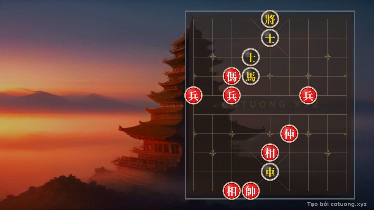 Thế cờ: Xiangqi Position: Red Opens with Double Horses, Black Defends Tightly - Tactical Analysis — Cờ Tướng Online