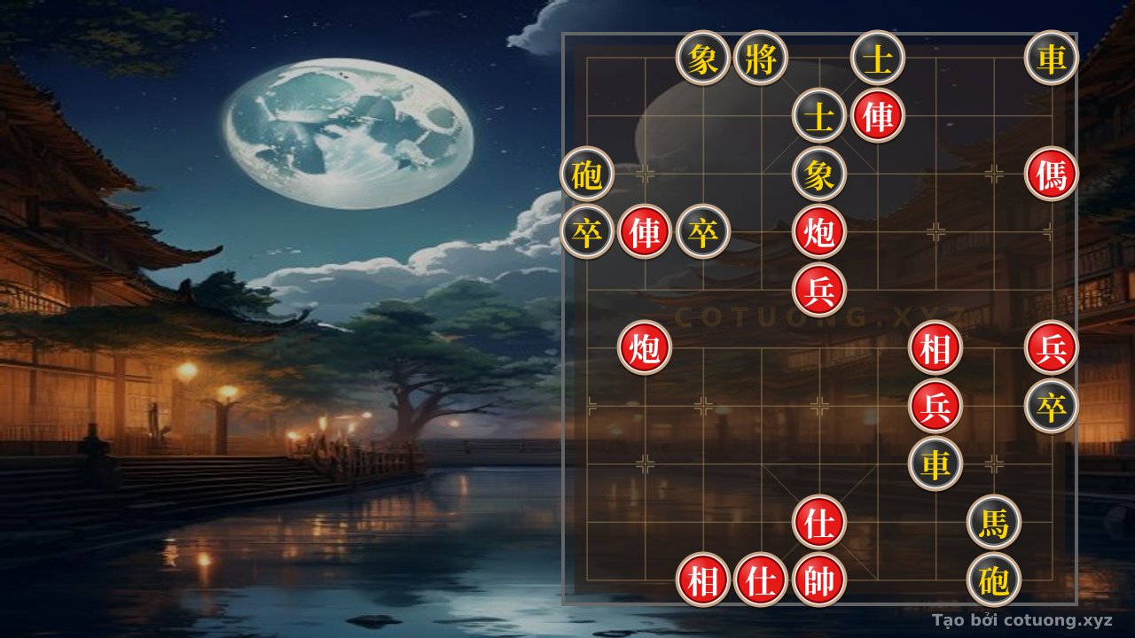 Thế cờ: Bàn Cờ Tướng Đỏ Đen: Phân Tích Cạm Bẫy Tinh Vi Trong Thế Trận 1/10 — Cờ Tướng Online