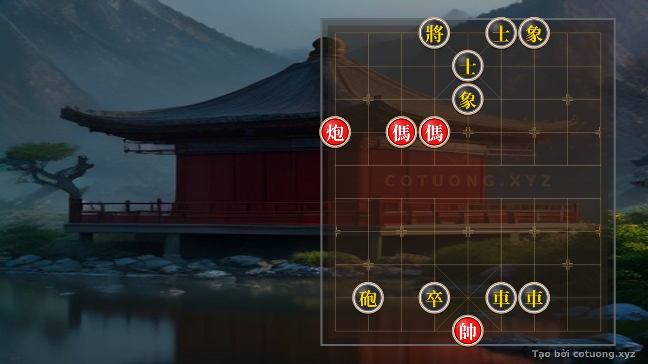 Thế cờ: Xiangqi Tips: Mastering Psychological Pressure When Facing All Black Pieces with Only 4 Red Ones — Cờ Tướng Online