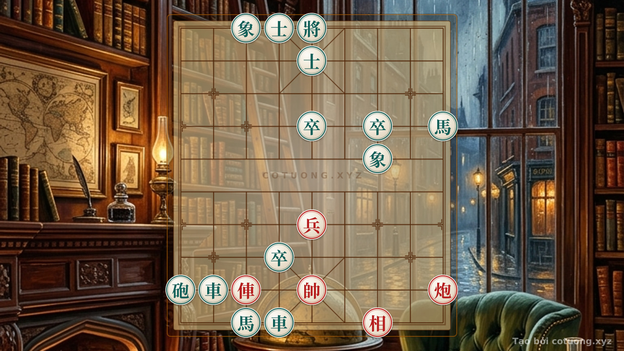 Thế cờ: The Empty Cannon Counterattack Formation: Does Red's Cannon on File 1 Horizontal Attack Have Enough Power to Break Through Black's Defense? — Cờ Tướng Online