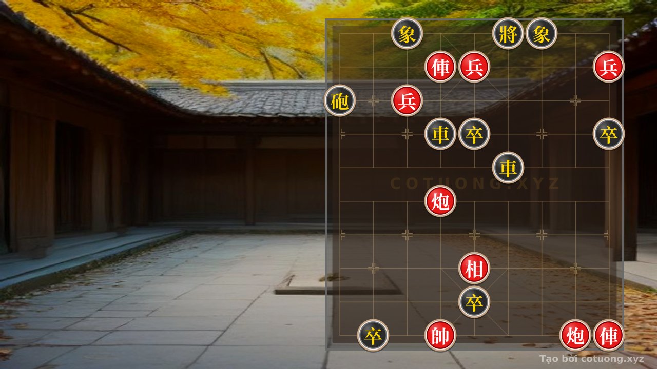 Thế cờ: Xiangqi: Red Strategy Wins, Black's Tactics Exhausted — Cờ Tướng Online