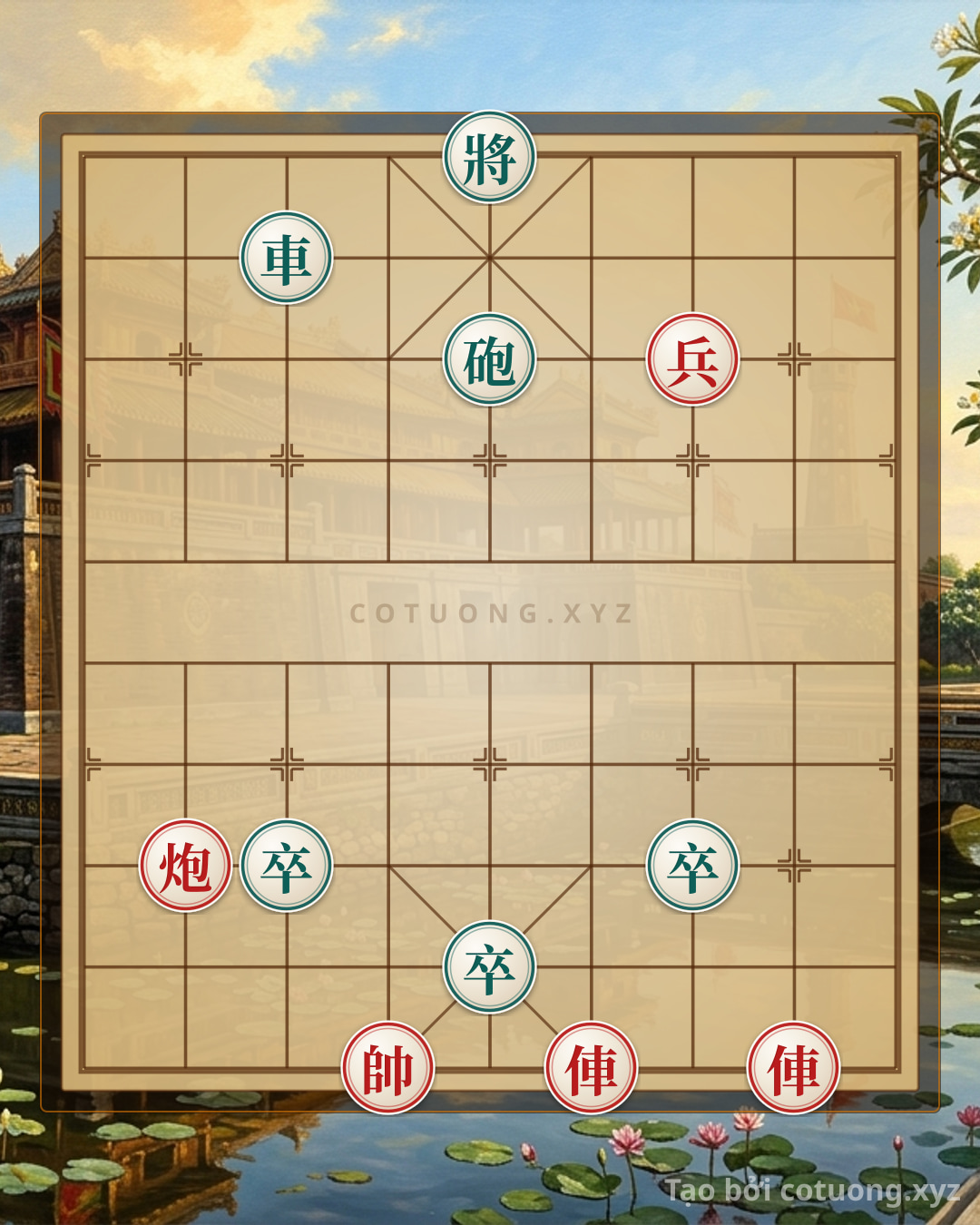 Challenge: Xiangqi: Red Chariot's Strike Knocking Down Black Pawn - A Blinding Tactical Trap - Can you solve it?