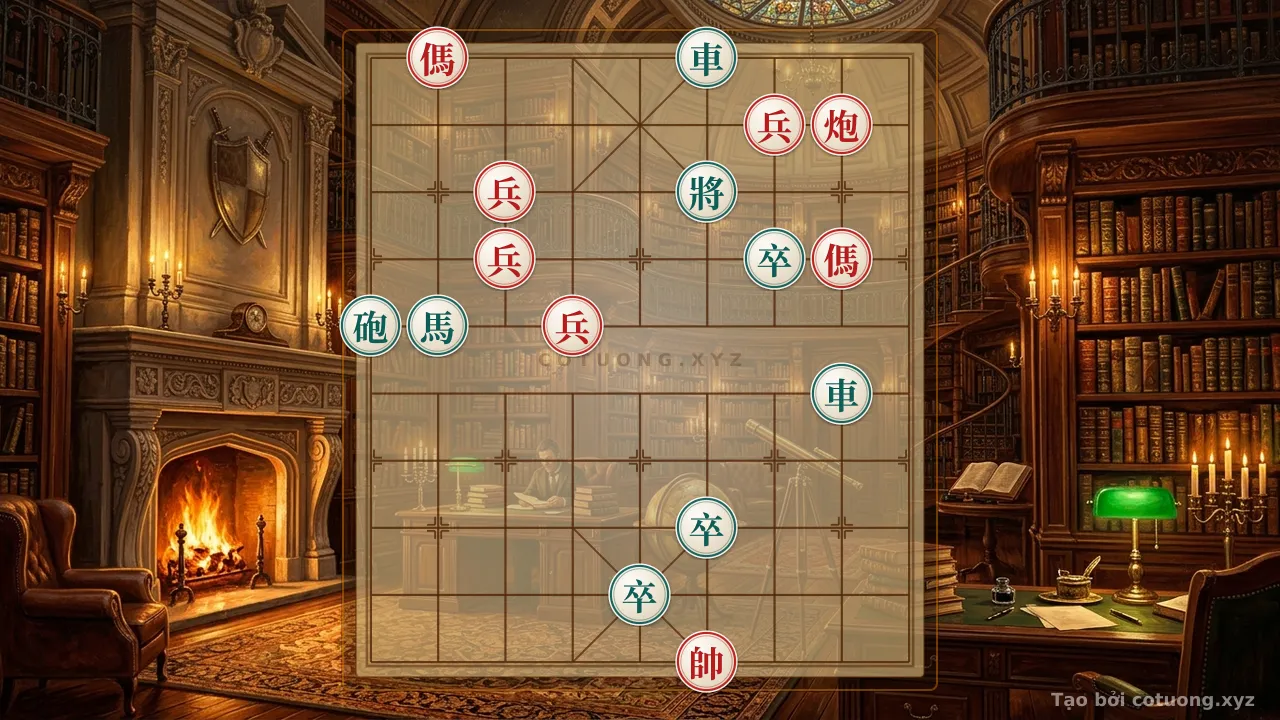Thế cờ: Cannon and Horses Surrounding the General: The Ultimate Killing Technique in Endgame Xiangqi — Cờ Tướng Online