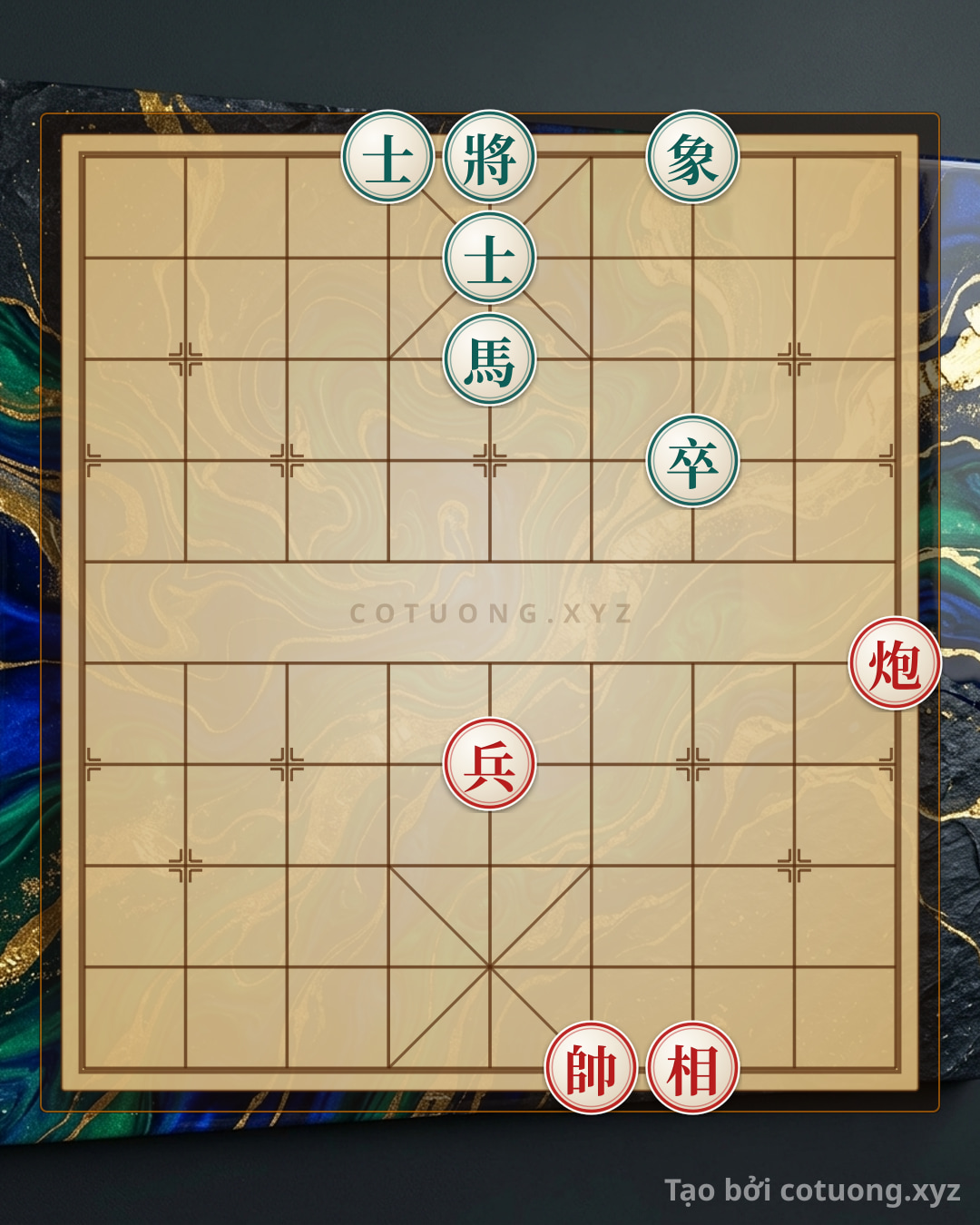 Challenge: Red General Chess: Tactical Checkmate from the 'Empty Cannon' Formation - Can you solve it?