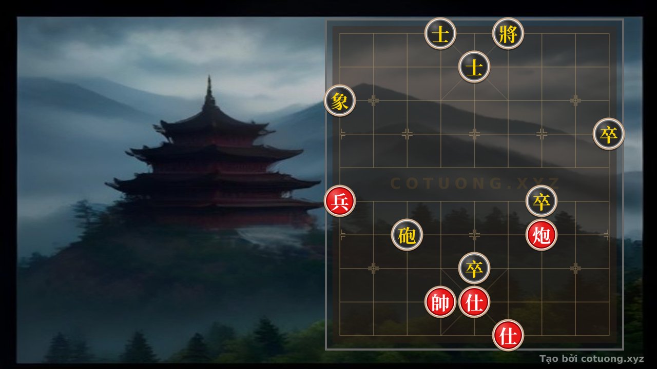 Thế cờ: The Defense Strategy of the Black Advisor in the 'Empty Cannon' Formation - Lessons from a Level 1/10 Opening — Cờ Tướng Online