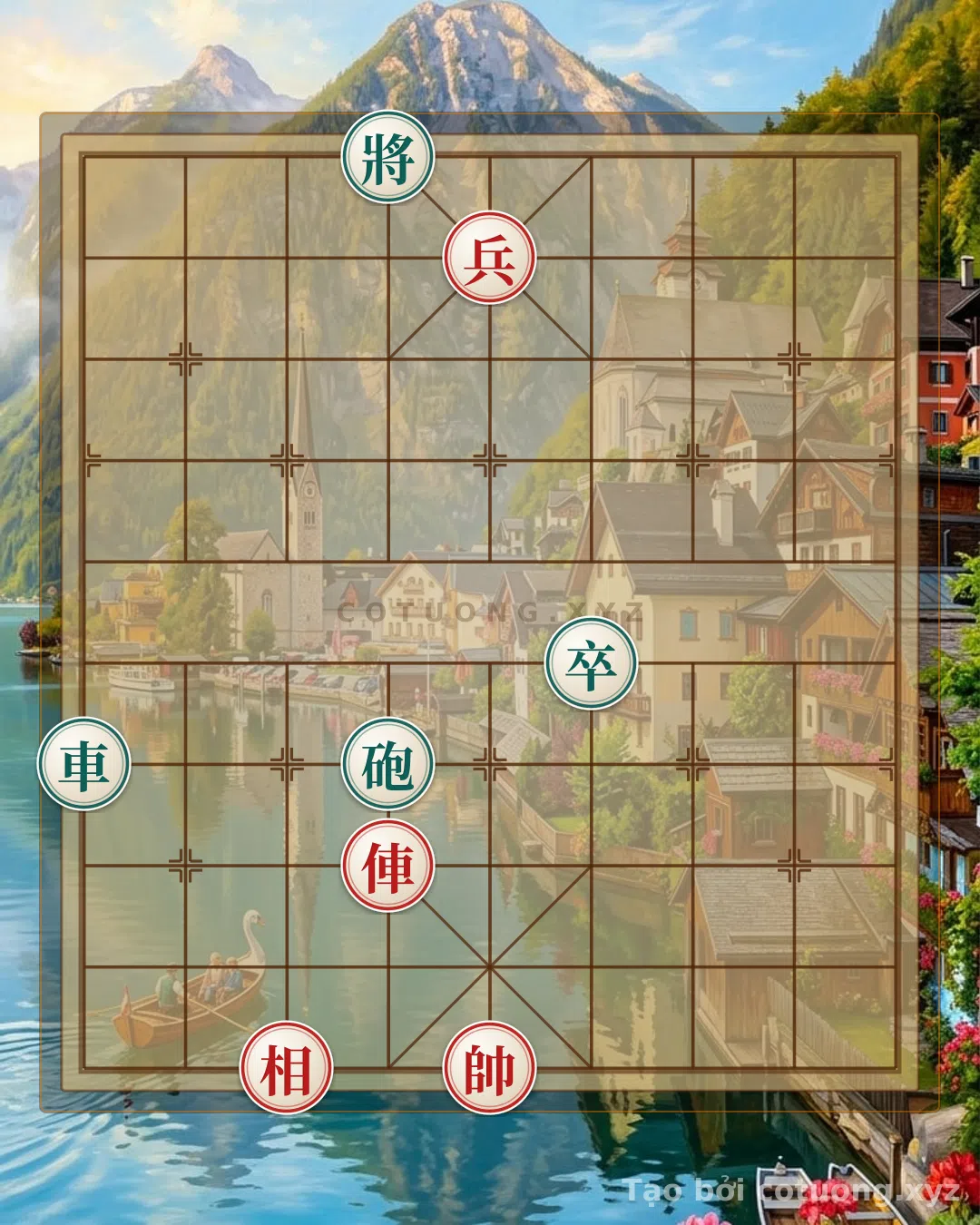 Thế cờ: Red General: Tactical Annihilation When the Black Rook Retreats to File 6 — Cờ Tướng Online