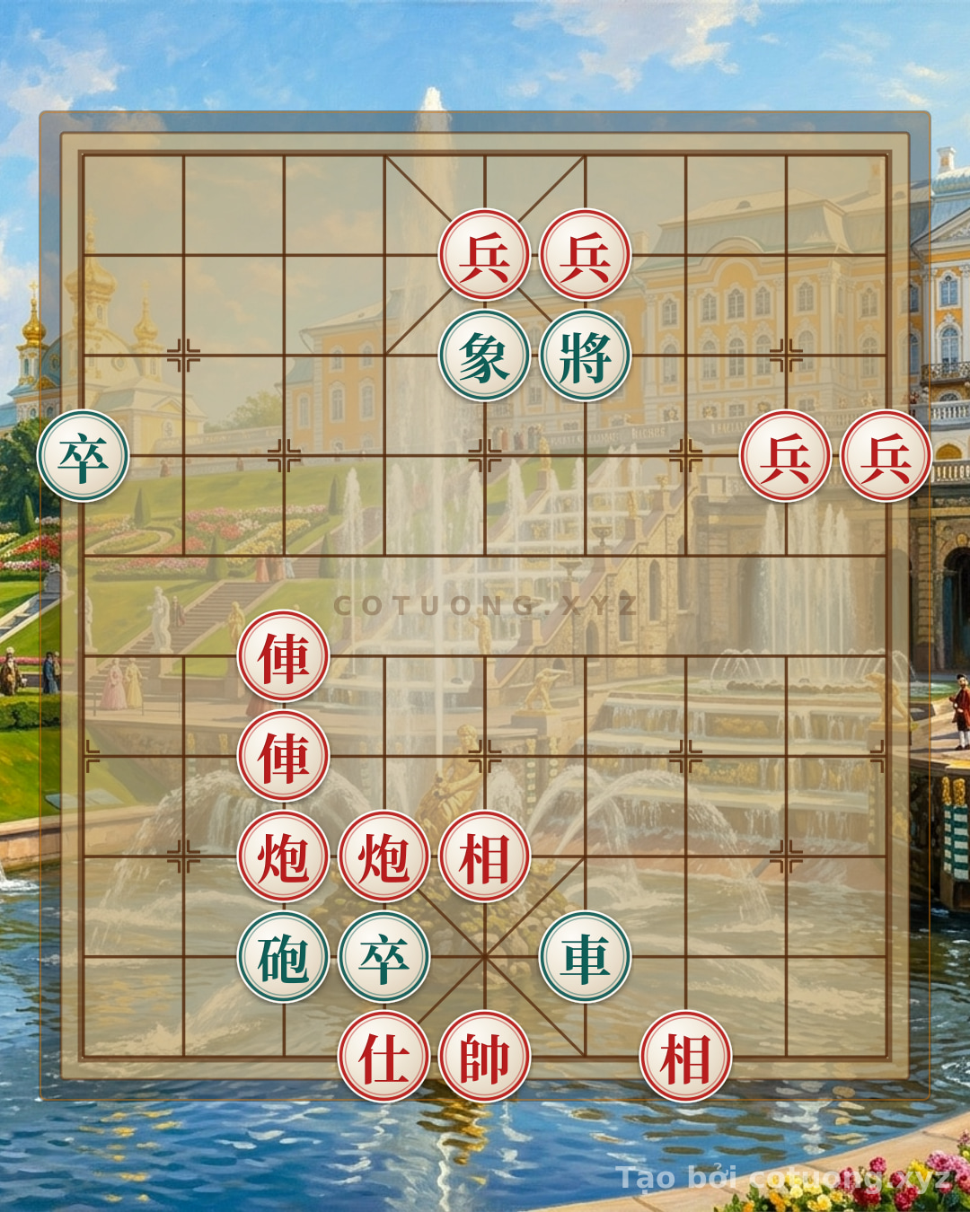 Challenge: The Ultimate Xiangqi Challenge: When 2 Rooks, 2 Cannons and 4 Pawns Face a Single Rook and Cannon - The Reverse Strategy from the Depths of the Board - Can you solve it?