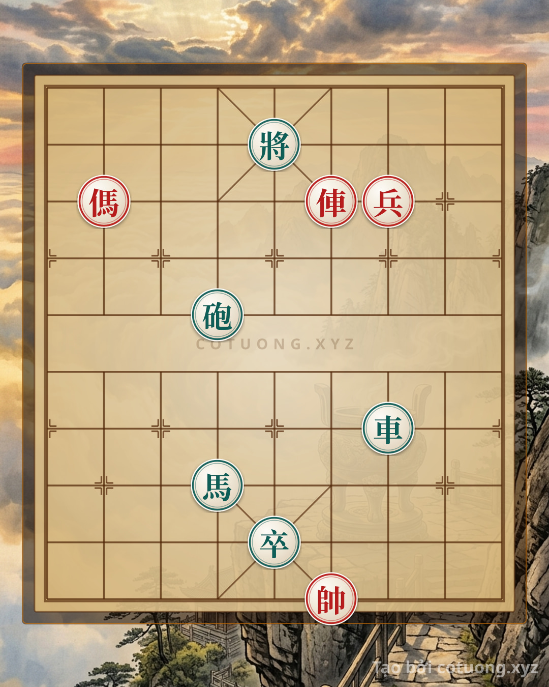 Challenge: Solo Chess Battle: Red Dominates the Center - Can you solve it?