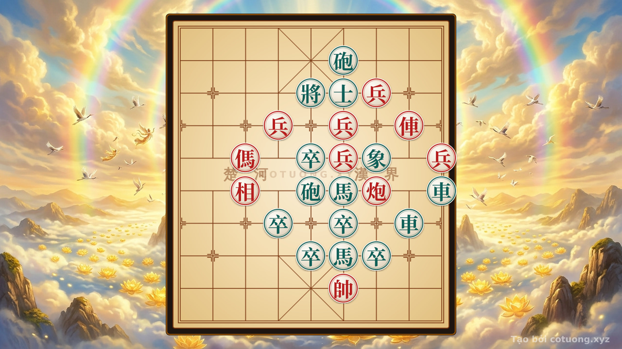 Thế cờ: Hidden Endgame: Red Rook Cannon Horse 5 Points Defeats 2 Rooks 2 Cannons 2 Horses Black - The Deadly Trap You Can't Ignore — Cờ Tướng Online