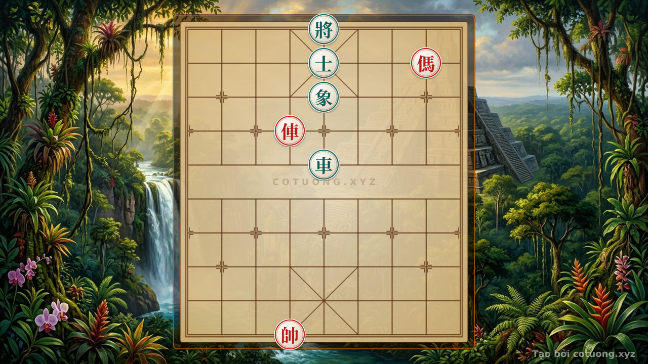Thế cờ: Red Chariot Charge: Tactical Secrets When Forces Are Uneven — Cờ Tướng Online
